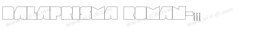DalaPrisma Roman字体转换